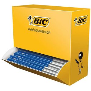BIC M10 Clic balpen medium blauw voordeelpak (100 stuks)