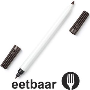 123inkt stift met eetbare inkt bruin