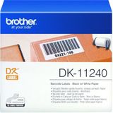 Brother DK-11240 printeretiket Wit