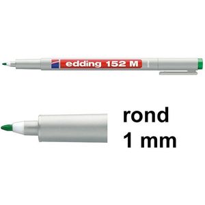 Edding 152M non-permanent marker groen (1 mm rond)