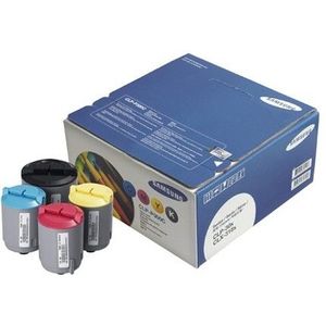 Samsung CLP-P300C tonerkit zwart + 3 kleuren (origineel)