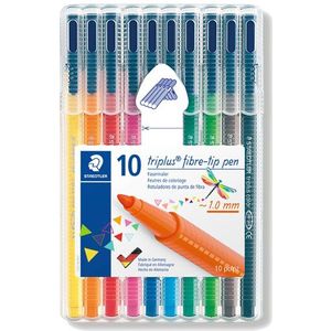 Staedtler Triplus color 323 driekantige viltstift (10 stuks)