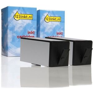 123inkt huismerk vervangt HP 920XL (CD975AE) dubbelpak zwart hoge capaciteit