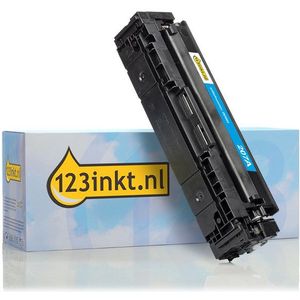123inkt huismerk vervangt HP 207A (W2211A) toner cyaan