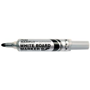 Pentel Maxiflo whiteboard marker zwart (3 mm rond)