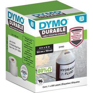 Dymo 1933086 / 2112287 extra grote duurzame verzendetiketten (origineel)