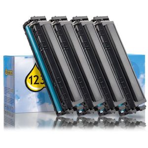 Toner Canon aanbieding: 067H BK, C, M, Y zwart + 3 kleuren (123inkt huismerk)