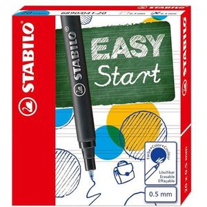 Stabilo Easy Original rollerpen navulling medium blauw (20 stuks)