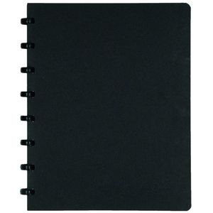 Atoma meetingbook A5 gelinieerd zwart 63 vel