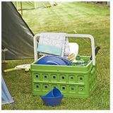 Sunware Square vouwkrat met handgreep 24L groen x ,3