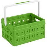 Sunware Square vouwkrat met handgreep 24L groen x ,3