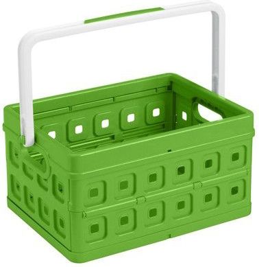 Sunware Square vouwkrat met handgreep 24L groen x ,3