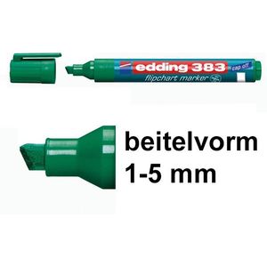 Edding 383 flipchart marker groen (1 - 5 mm beitel)