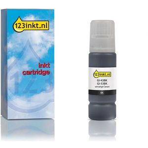 Canon GI-43BK inktfles zwart (123inkt huismerk)