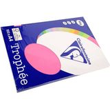 Clairefontaine multipack fluor roze/geel/groen/oranje 80 grams (4 x 25 vel)