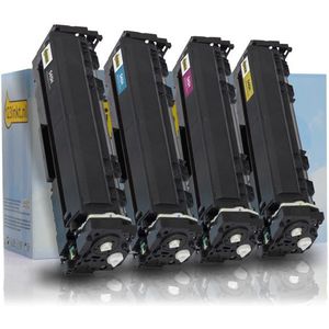 Toner Canon aanbieding: 045H BK, C, M, Y zwart + 3 kleuren (123inkt huismerk)