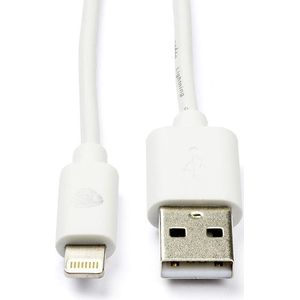 Nedis Apple Lightning naar USB-A kabel wit (2 meter)