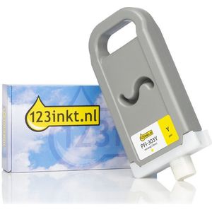Canon PFI-303Y inktcartridge geel (123inkt huismerk)