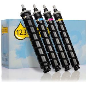 Toner Canon aanbieding: C-EXV 34 BK, C, M, Y zwart + 3 kleuren (123inkt huismerk)