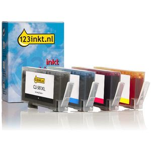 Canon CLI-581XL multipack Inktcartridge (123inkt huismerk)