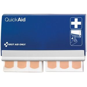 First Aid Only - QuickAid P-44001 - Pleisterdispenser - 90 Waterdichte Pleisters - Navulbare EHBO-doos