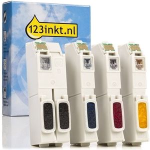 Inktcartridge Epson 26 (T2616) multipack 4 kleuren (123inkt huismerk)