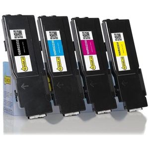 Toner Xerox aanbieding: 106R02232, 29, 30, 31 zwart + 3 kleuren (123inkt huismerk)