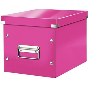 Leitz 6109 cube medium opbergdoos roze
