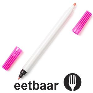123inkt stift met eetbare inkt roze