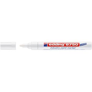 Edding 8750 industriële paint marker wit (2 - 4 mm rond)