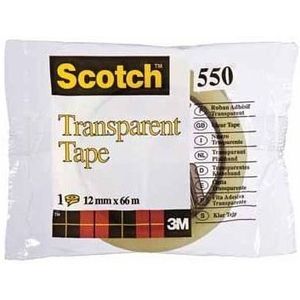 3M Scotch transparante plakband 19 mm x 66 m
