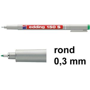 Edding 150S non-permanent marker groen (0,3 mm rond)
