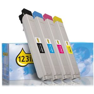 Toner 123inkt huismerk vervangt Samsung aanbieding: CLT-K808S, C808S, M808S en Y808S zwart + 3 kleuren