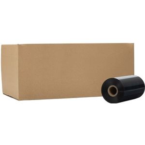 123inkt huismerk vervangt Zebra 2300 wax ribbon (02300BK15645) 156 mm x 450 m (12 ribbons)