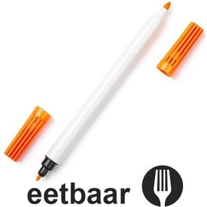 123inkt stift met eetbare inkt oranje