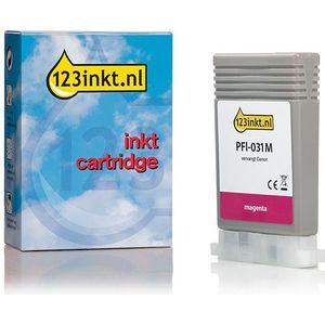Canon PFI-031M inktcartridge magenta (123inkt huismerk)