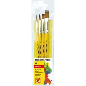 Eberhard Faber penselenset synthetisch (4 stuks)