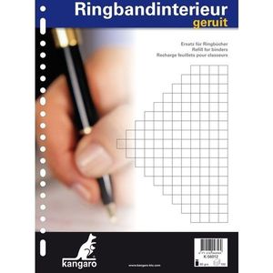 Kangaro ringbandpapier A4 met 10 mm ruit 60 grams 100 vel (23-rings)