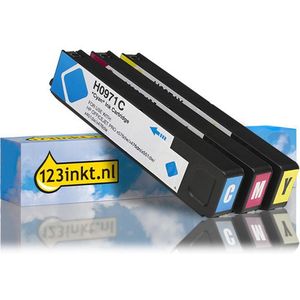 123inkt huismerk vervangt HP 971 multipack cyaan/magenta/geel