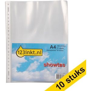 123inkt showtas transparant A4 21-gaats 120 micron (100 stuks)