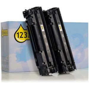 123inkt huismerk vervangt HP 83X (CF283XD) toner zwart dubbelpak hoge capaciteit
