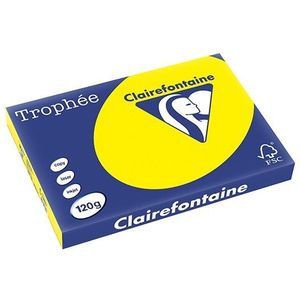 Clairefontaine gekleurd papier zonnegeel 120 grams A3 (250 vel)