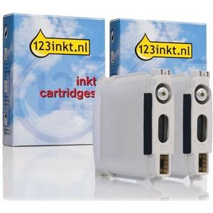 123inkt huismerk vervangt HP 940 (C4902AE) dubbelpak zwart