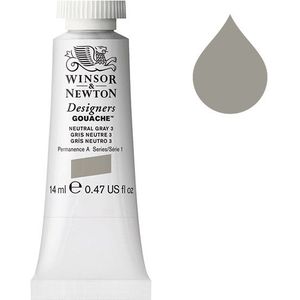 Winsor & Newton Designers gouache 436 neutral grey (14 ml)