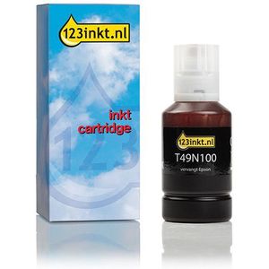 Epson T49N100 inktfles zwart (123inkt huismerk)