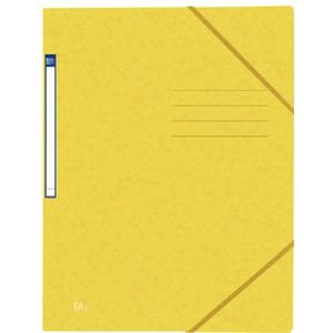 Oxford kartonnen Top File+ elastomap geel
