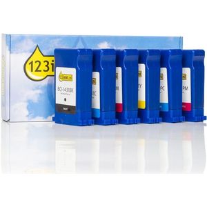 Inktcartridge Canon BCI-1431 multipack BK/C/M/Y/PC/PM (123inkt huismerk)