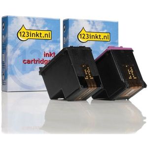Aanbieding: 123inkt huismerk vervangt HP 301XL zwart + HP 301XL kleur