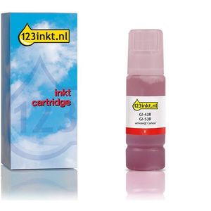 Canon GI-43R inktfles rood (123inkt huismerk)