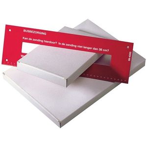 Raadhuis brievenbusdoos 250 x 350 x 28 mm (5 stuks)